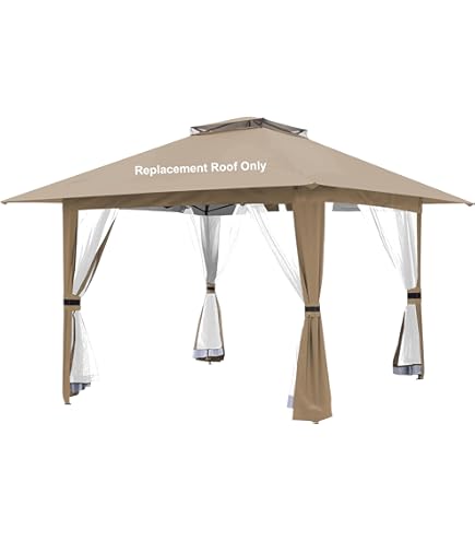 Amazon.com : Khaki Gazebo Cover Compatible with COOS Bay